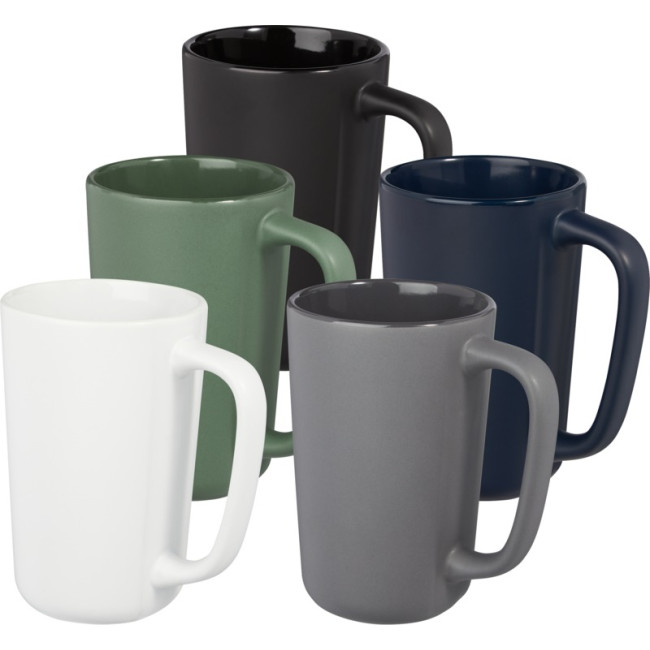 Custom Printed Perk Ceramic Mug 480ml - Image 1