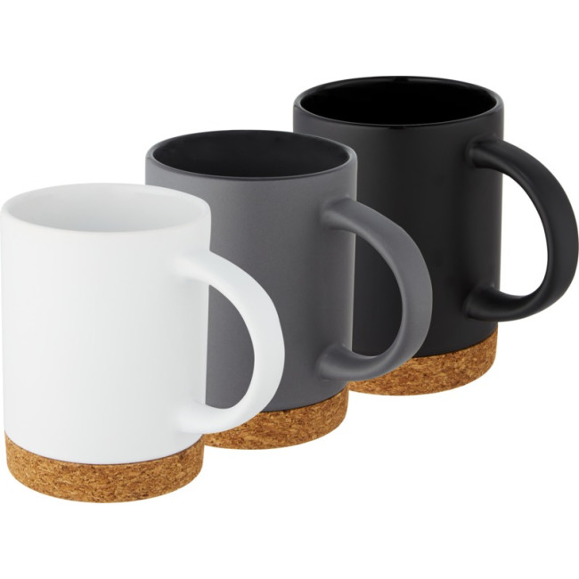 Custom Printed Neiva Ceramic Mug With Cork Base 425ml - Image 1