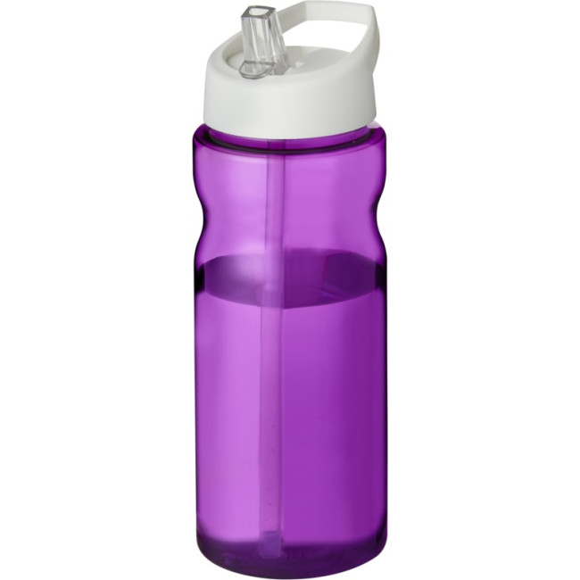 Custom Printed H2O Active Eco Base Spout Lid Sport Bottle 650ml - Image 3