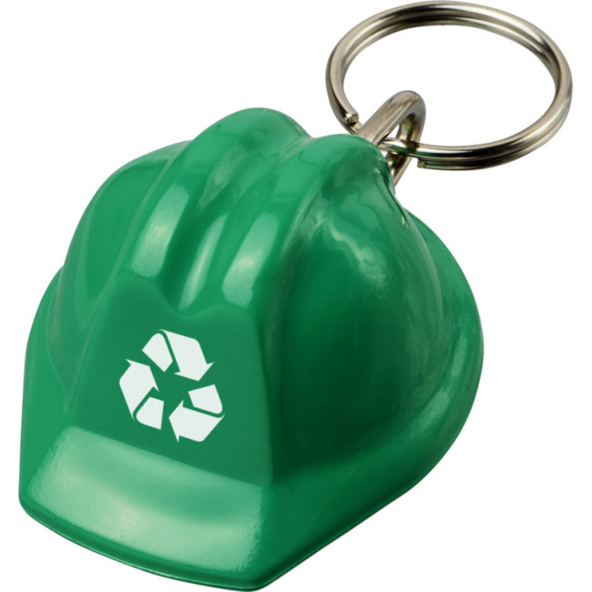 Custom Printed Kolt Hard Hat-Shaped Recycled Keychain - Image 3