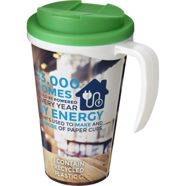 Custom Printed Brite-Americano Grande Mug With Spill-Proof Lid 350ml - Image 5