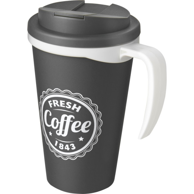 Custom Printed Americano Grande Mug With Spill-Proof Lid 350ml - Image 8