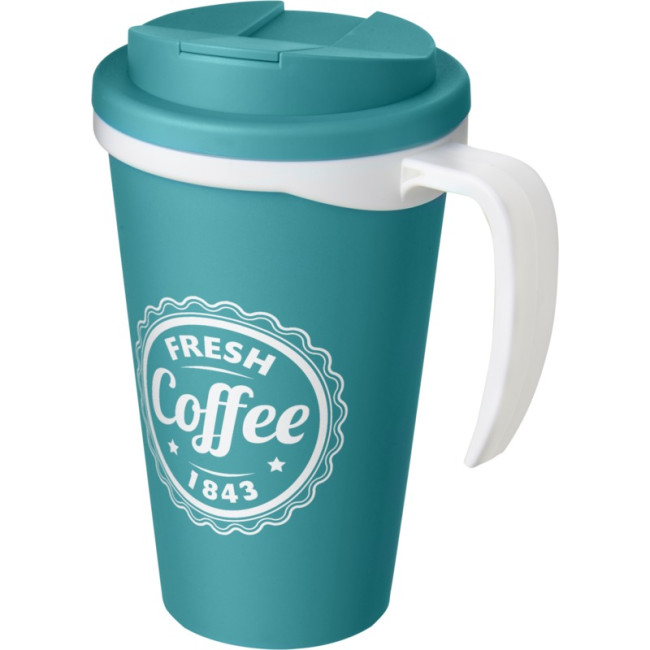 Custom Printed Americano Grande Mug With Spill-Proof Lid 350ml - Image 9