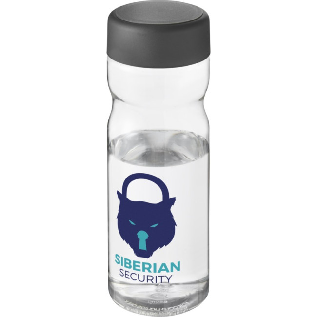 Custom Printed H2O Active  Base Tritan Screw Cap Water Bottle 650ml - Image 1