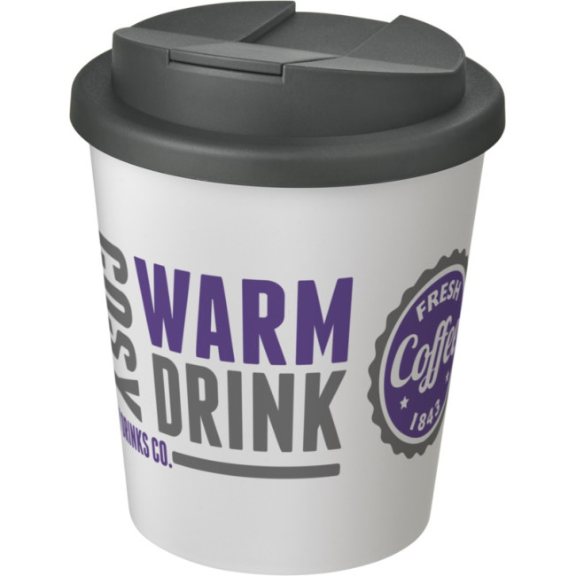 Custom Printed Americano Espresso Tumbler With Spill-Proof Lid 250ml - Image 1