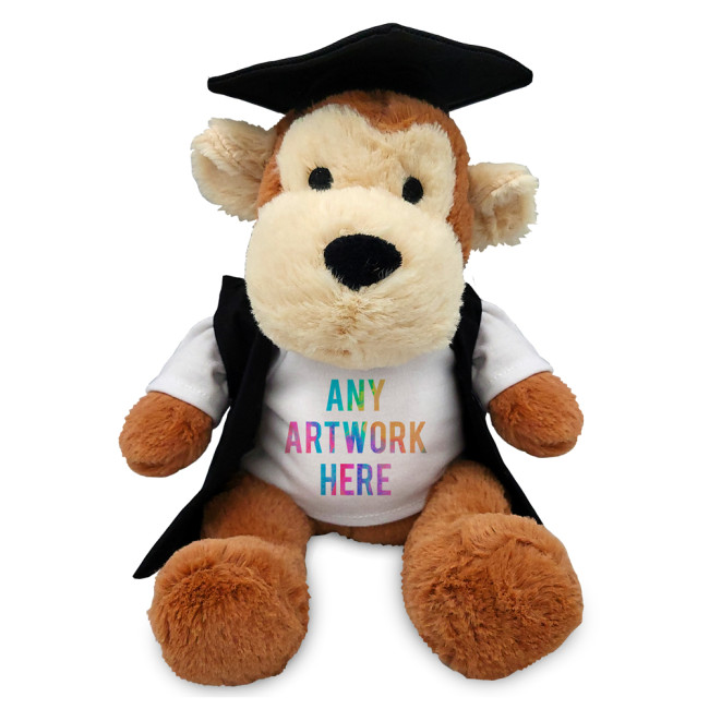 Custom Printed Max Monkey In Graduate Outfit 20cm