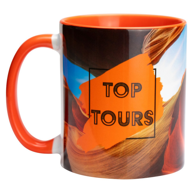 Custom Printed Two-Tone Durham Mug 330ml - Image 9