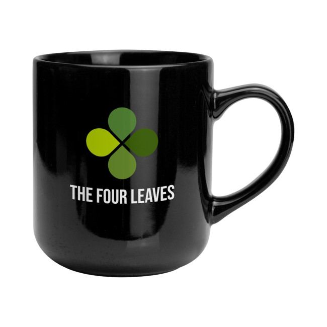 Custom Printed Clover Earthenware Mug 420ml - Image 3