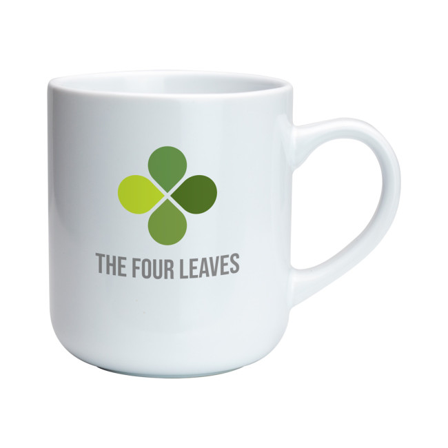 Custom Printed Clover Earthenware Mug 420ml - Image 5