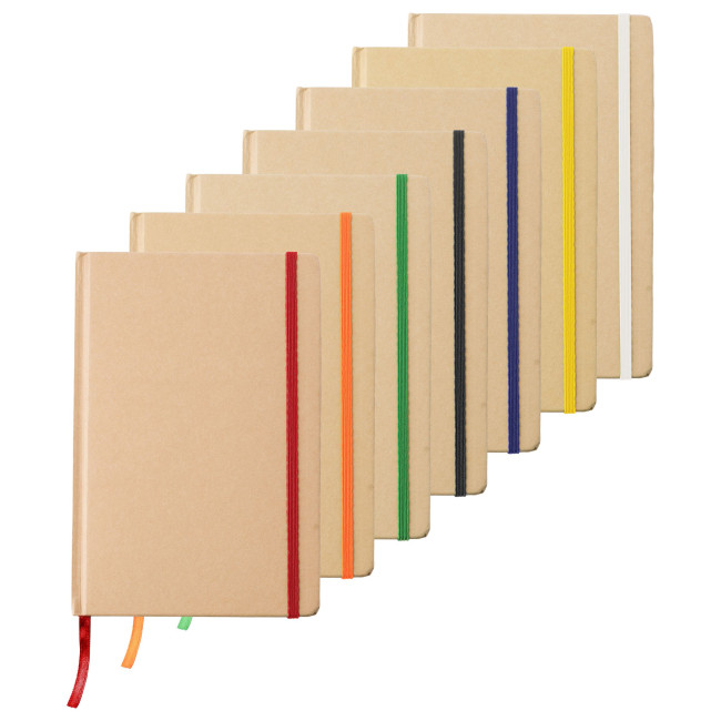 Custom Printed Assington Recycled Paper A5 Notebook - Image 1