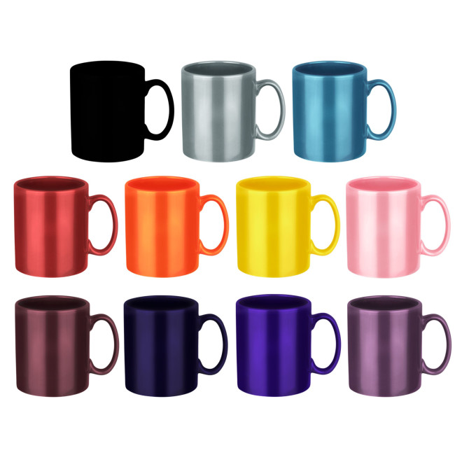 Custom Printed Coloured Vienna Mug 330ml - Image 1