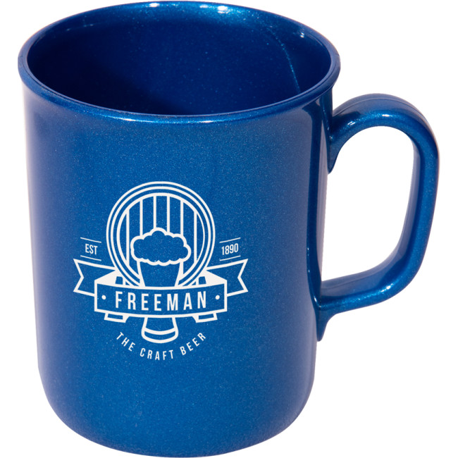 Custom Printed Spectra Reclaimed Plastic Mug 275ml - Image 2