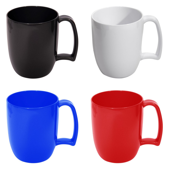 Custom Printed Prime Plastic Mug 330ml - Image 1