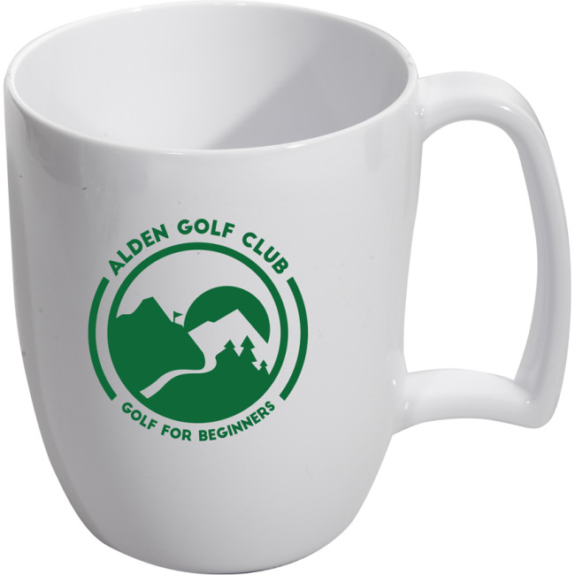 Custom Printed Prime Plastic Mug 330ml - Image 2