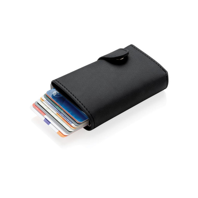 Custom Printed Standard Aluminium RFID Cardholder With PU Wallet - Image 2