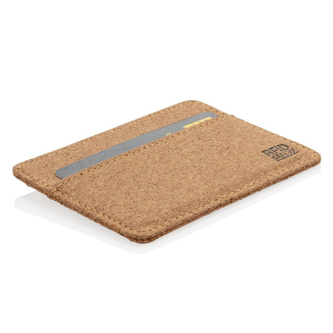 Custom Printed Cork Secure RFID Slim Wallet - Image 1