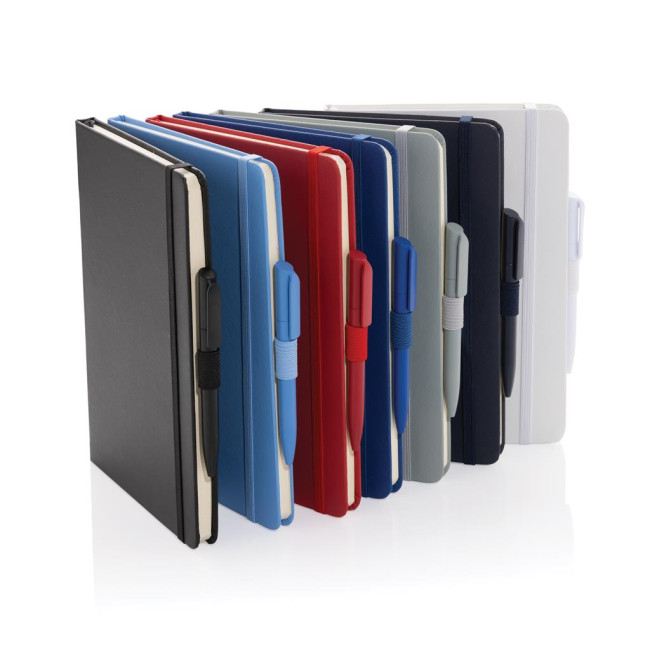 Custom Printed Sam A5 RCS Certified Bonded Leather Classic Notebook