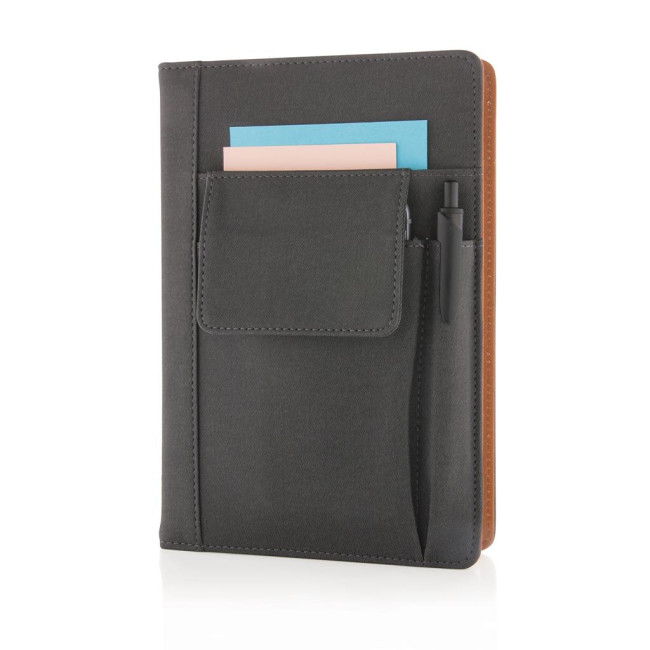 Custom Printed Notebook With Phone Pocket