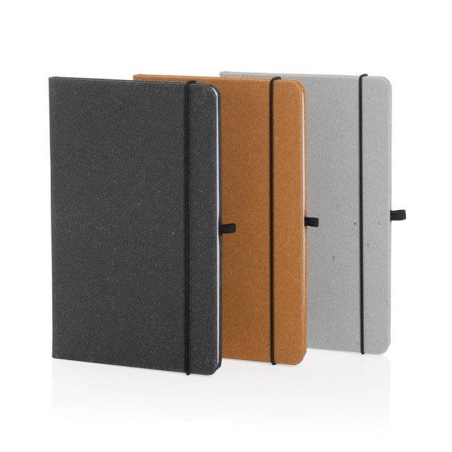 Custom Printed Recycled Leather Hardcover A5 Notebook