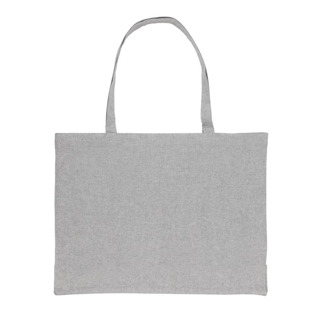 Custom Printed Impact Aware Recycled Cotton Shopper - Image 3