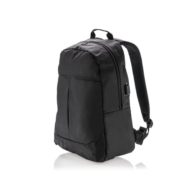 Custom Printed Power USB Laptop Backpack