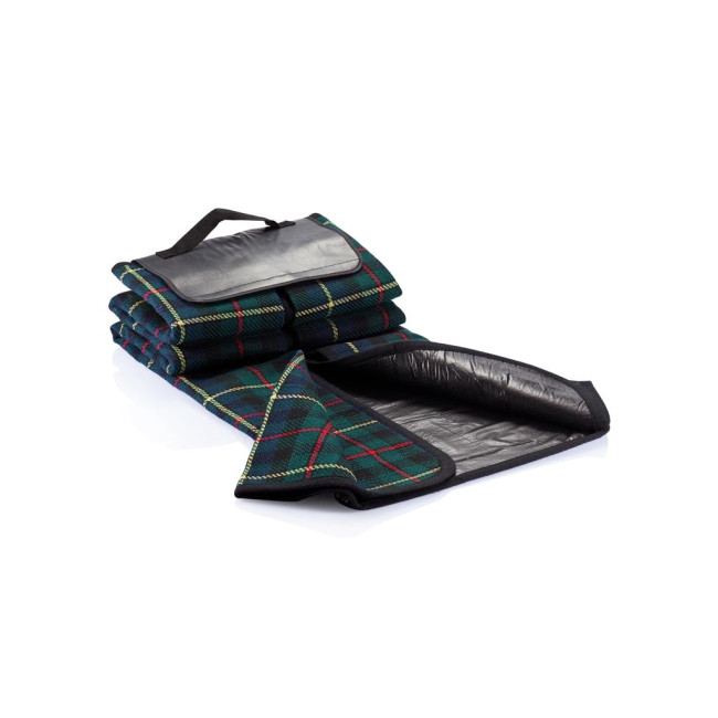 Custom Printed Tartan Picnic Blanket - Image 2