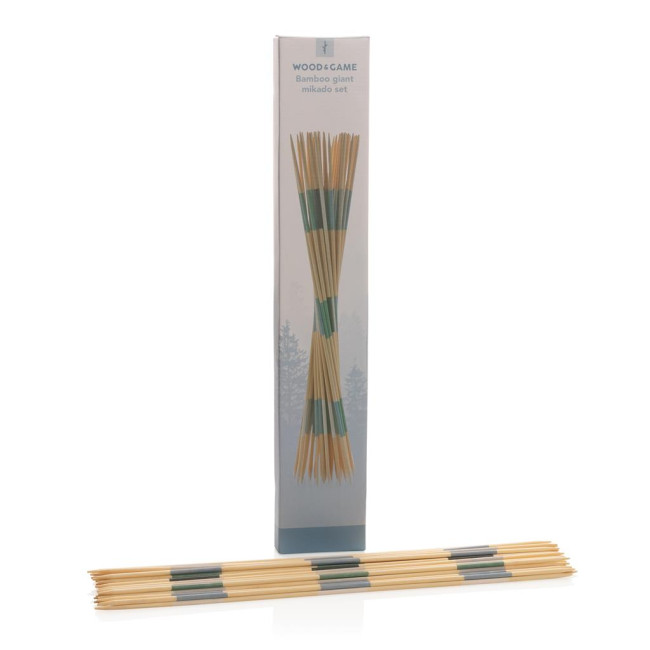 Custom Printed Bamboo Giant Mikado Set