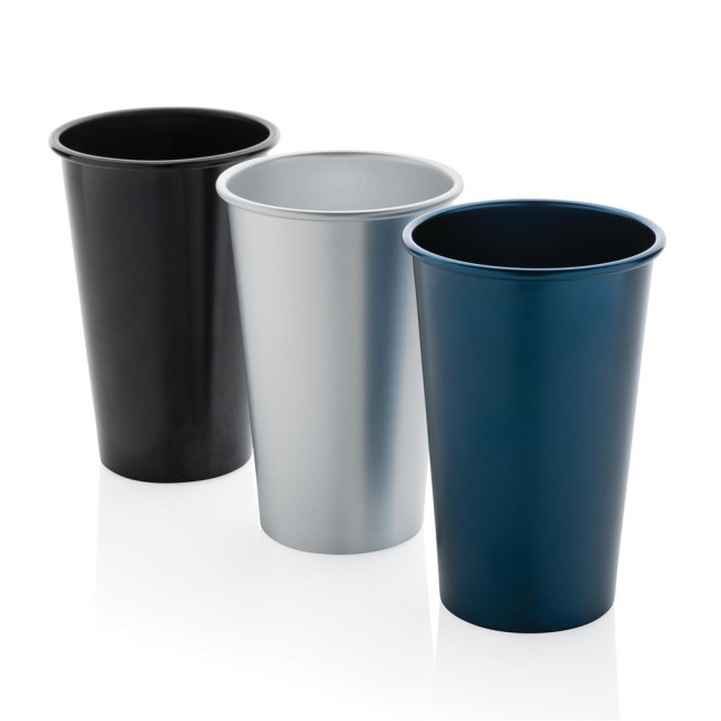 Custom Printed Alo RCS Recycled Aluminium Lightweight Cup 450ml