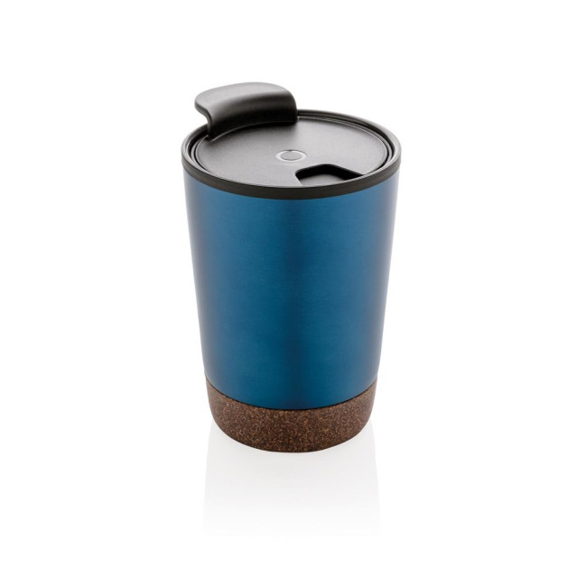 Custom Printed GRS Rpp Stainless Steel Cork Coffee Tumbler 300ml - Image 1