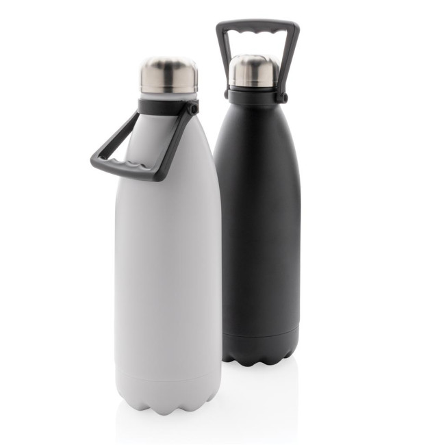 Custom Printed RCS Recycled Stainless Steel Large Vacuum Bottle 1.5L