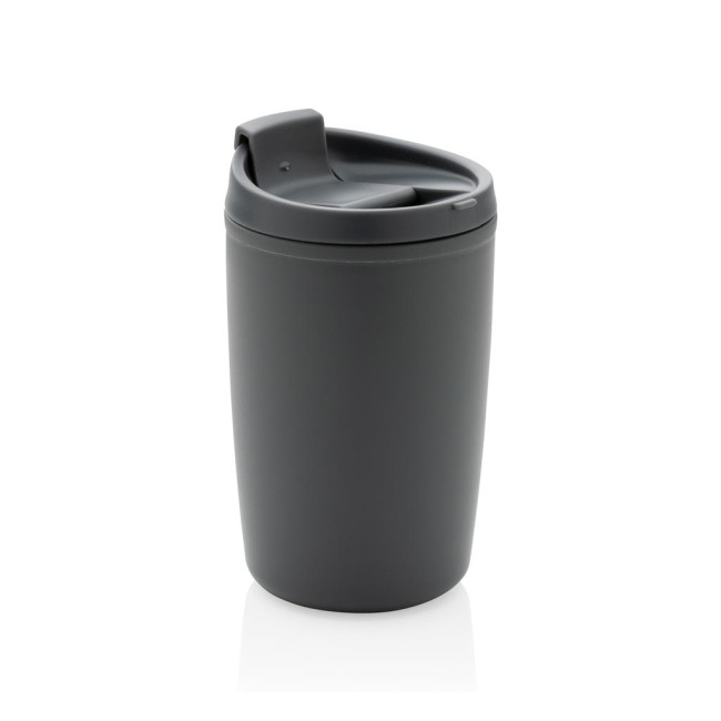 Custom Printed GRS Recycled PP Tumbler With Flip Lid 300ml - Image 3