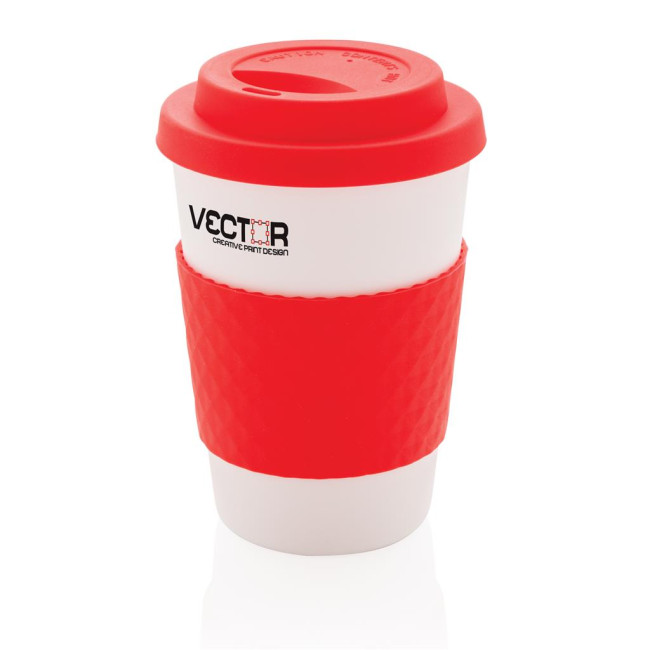 Custom Printed Reusable Coffee Cup 270ml - Image 4