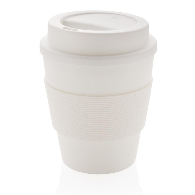 Custom Printed Reusable Coffee Cup With Screw Lid 350ml - Image 4