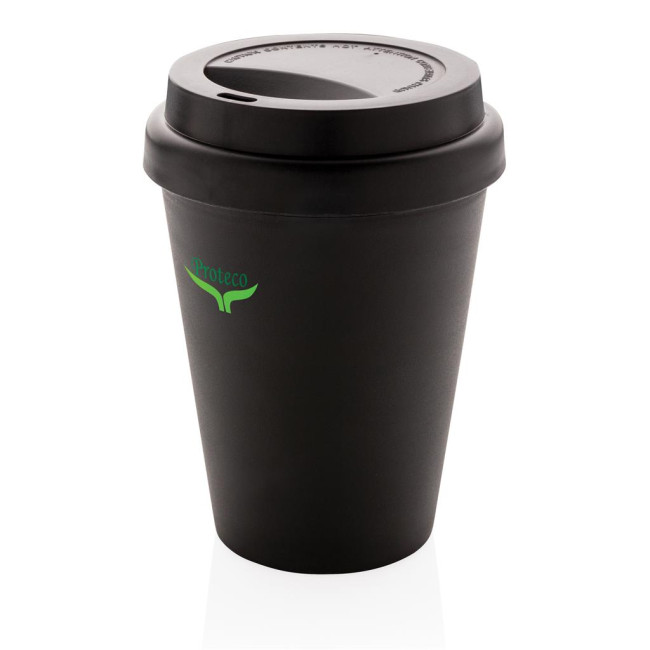 Custom Printed Reusable Double Wall Coffee Cup 300ml - Image 2