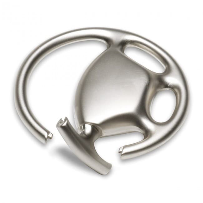 Custom Printed Metal key ring wheel shape - Image 1