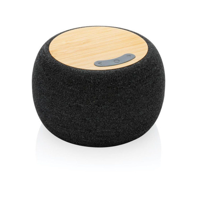 Custom Printed RCS Rplastic/Pet And Bamboo Speaker 5W