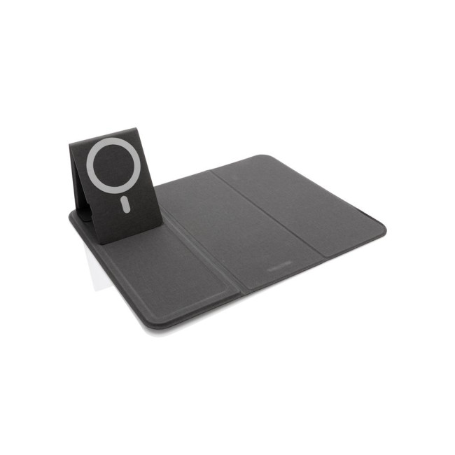 Custom Printed Artic Magnetic Wireless Charging Mousepad 10W