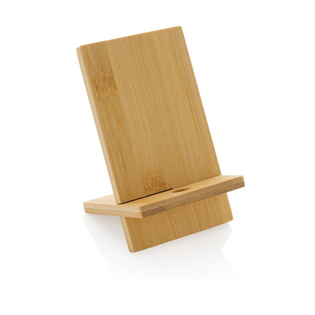 Custom Printed Bamboo Phone Stand In Kraft Box