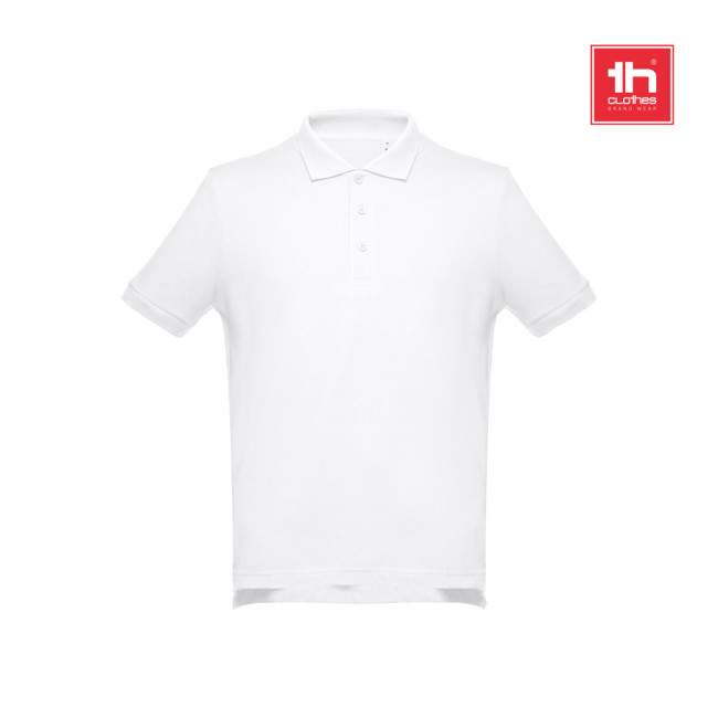 Custom Printed Adam 3XL Men's Polo Shirt White