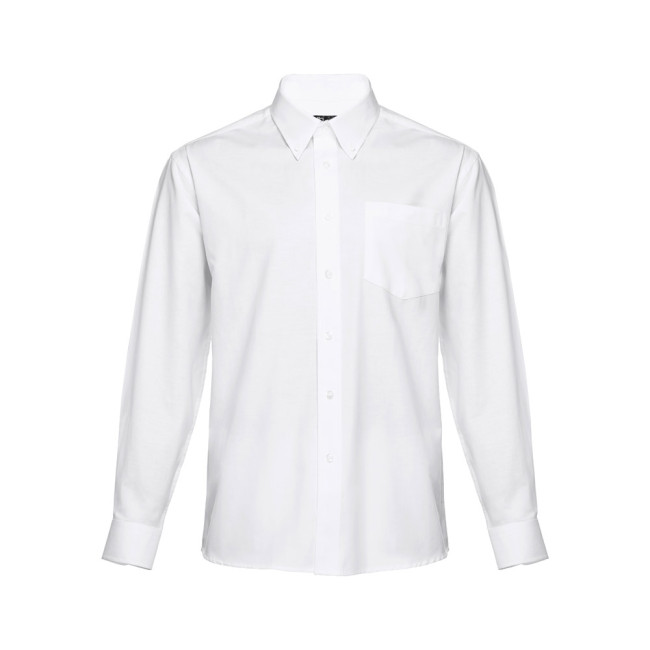 Custom Printed Tokyo Men's Oxford Shirt White