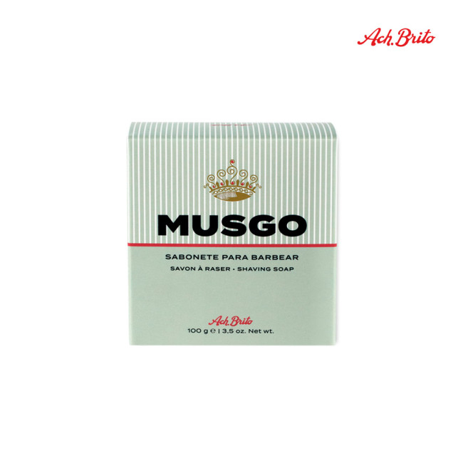 Custom Printed Musgo Shaving Soap 100g - Image 2