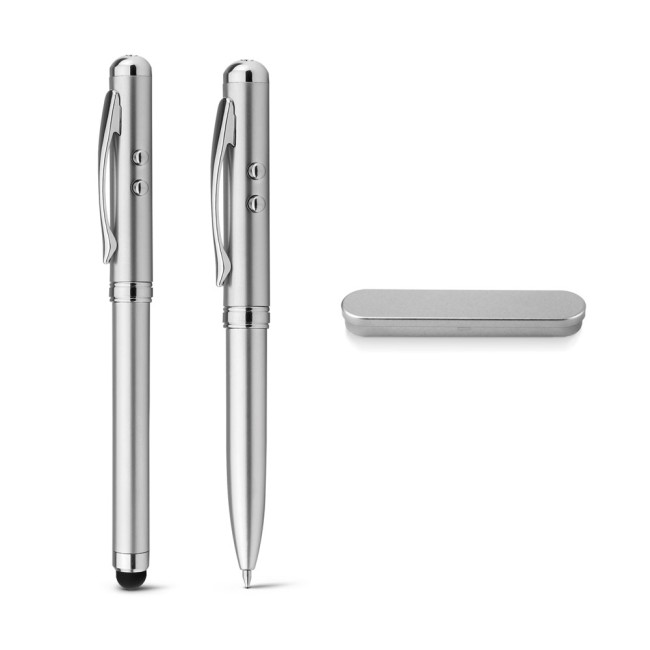 Custom Printed Lapoint Multifunction Metal Ballpen