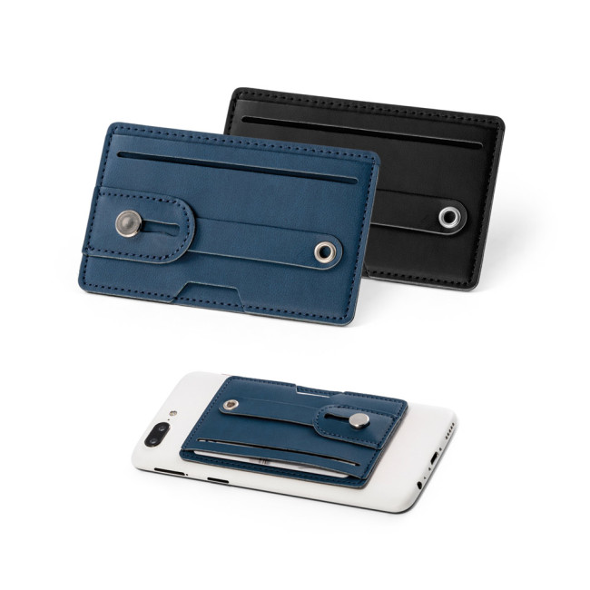 Custom Printed Franck RFID Blocking Card Holder For Smartphone