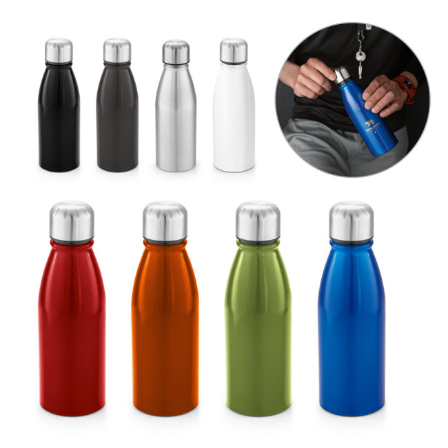 Custom Printed Beane Aluminium Sports Bottle 500ml