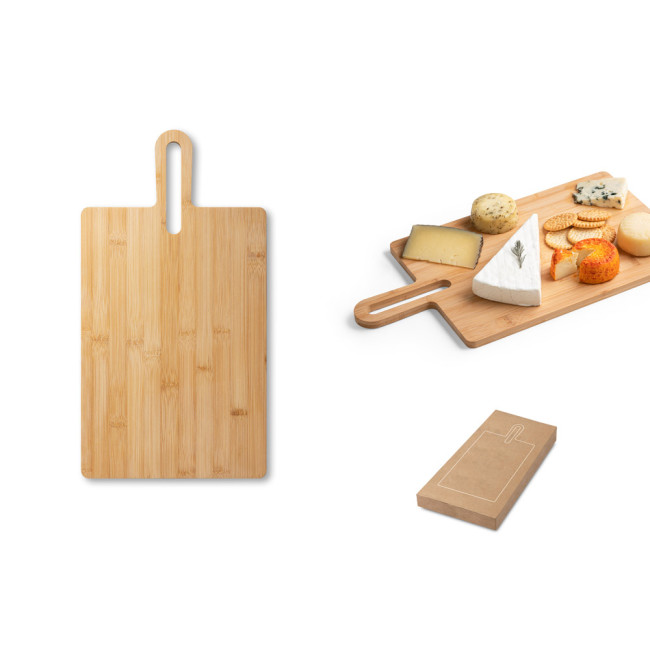 Custom Printed Caraway Bamboo Serving Board