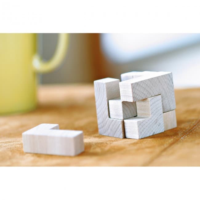 Custom Printed Wooden Puzzle In Cotton Pouch - Image 3