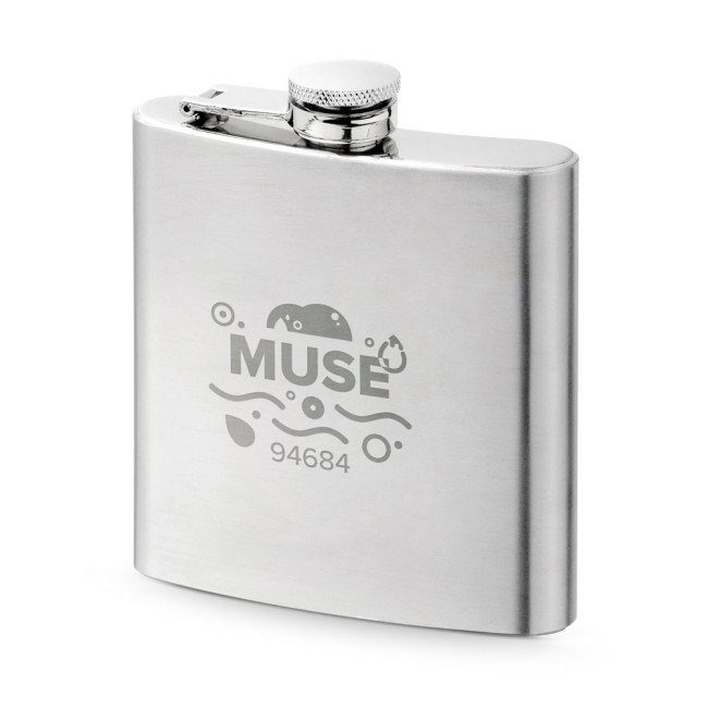 Custom Printed Stainless Dteel Pocket Flask 180ml