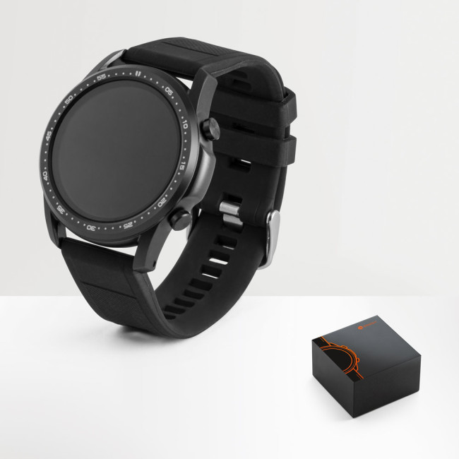 Custom Printed Smart Watch With Silicone Strap