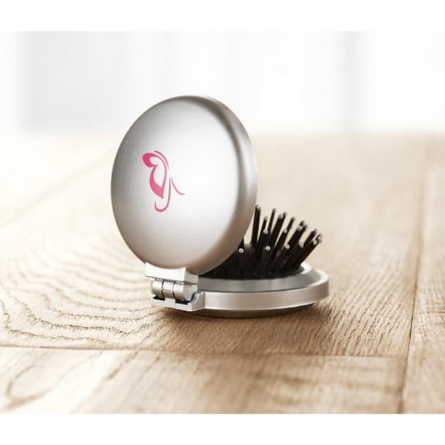 Custom Printed Foldable Brush/Mirror - Image 2