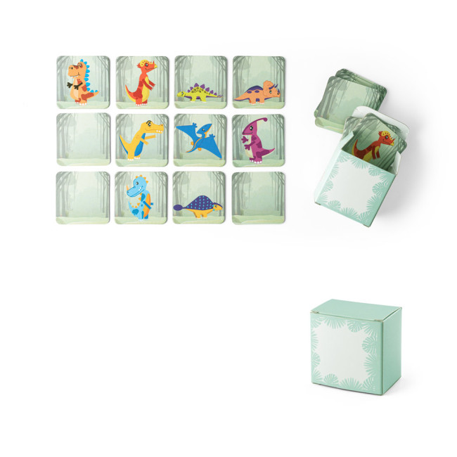 Custom Printed Dinosaur 20 Piece Memory Game